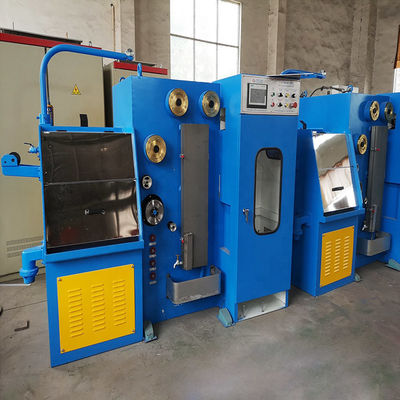 Un bon prix. Machine de dessin mécanique de fil de cuivre fin avec anneuse continue 30 m/s en ligne